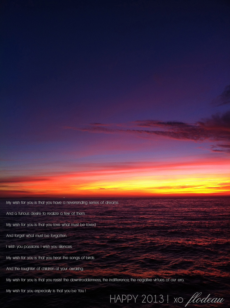 Happy new year - Sunset in Royan - flodeau.com copy