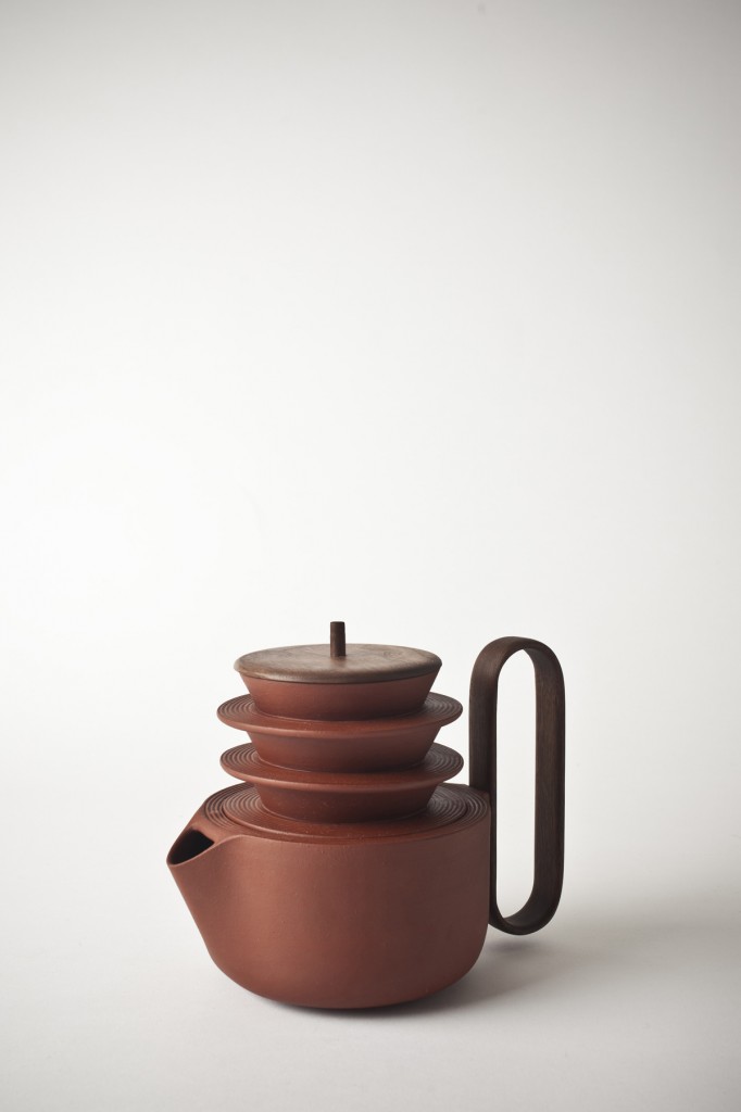 Aureola tea set by Luca Nichetto and Lera Moiseeva for Mjölk