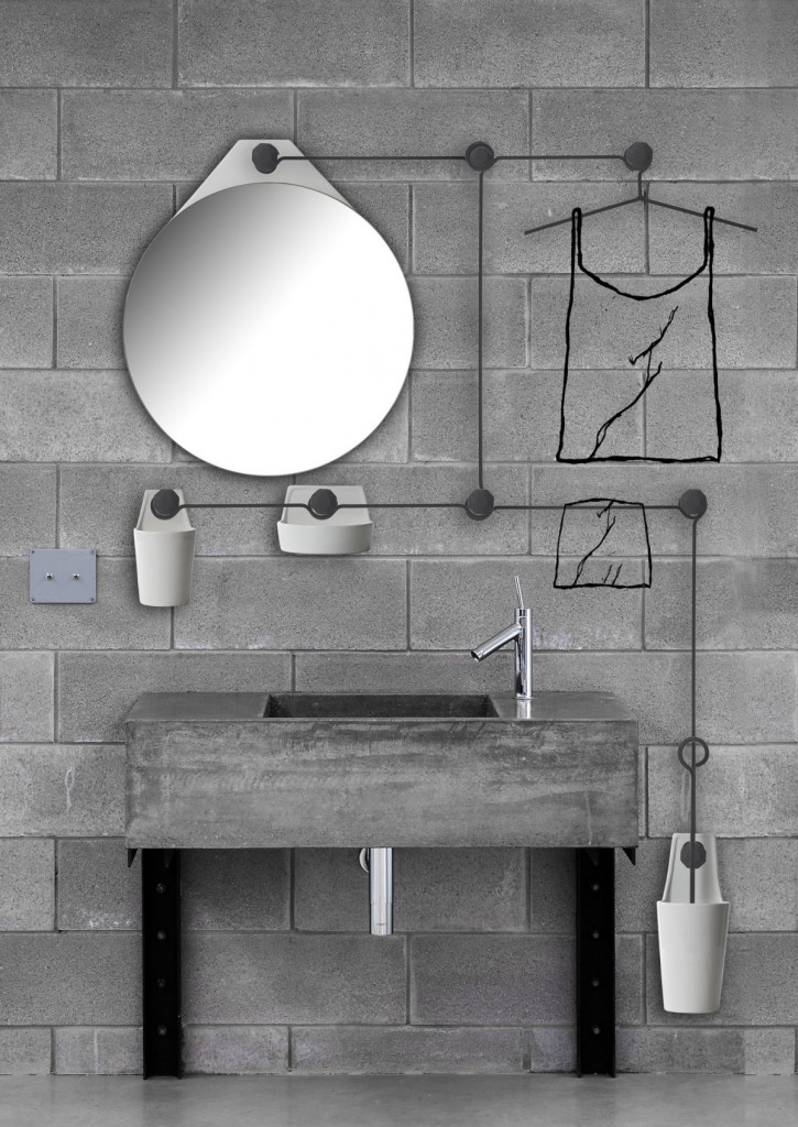 Kiodo bathroom collection by Alessandro Zambelli