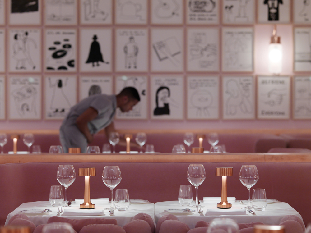 India Mahdavi and David Shrigley : The Gallery Restaurant at Sketch
