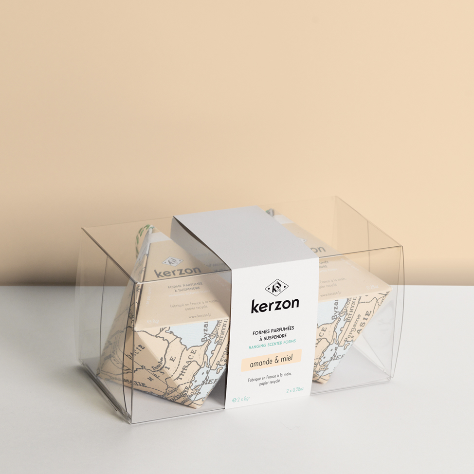 Hanging scented paper forms by Kerzon | Flodeau.com
