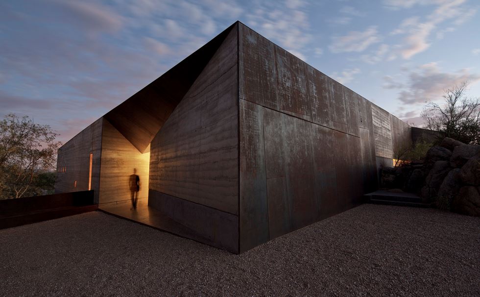 Wendell Burnette Architects : Desert Courtyard House | Flodeau.com