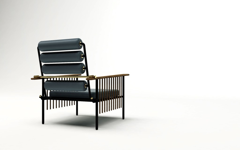 The Chaise Maurice armchair by David/Nicolas for Nilufar Gallery | Flodeau.com #MDW2015