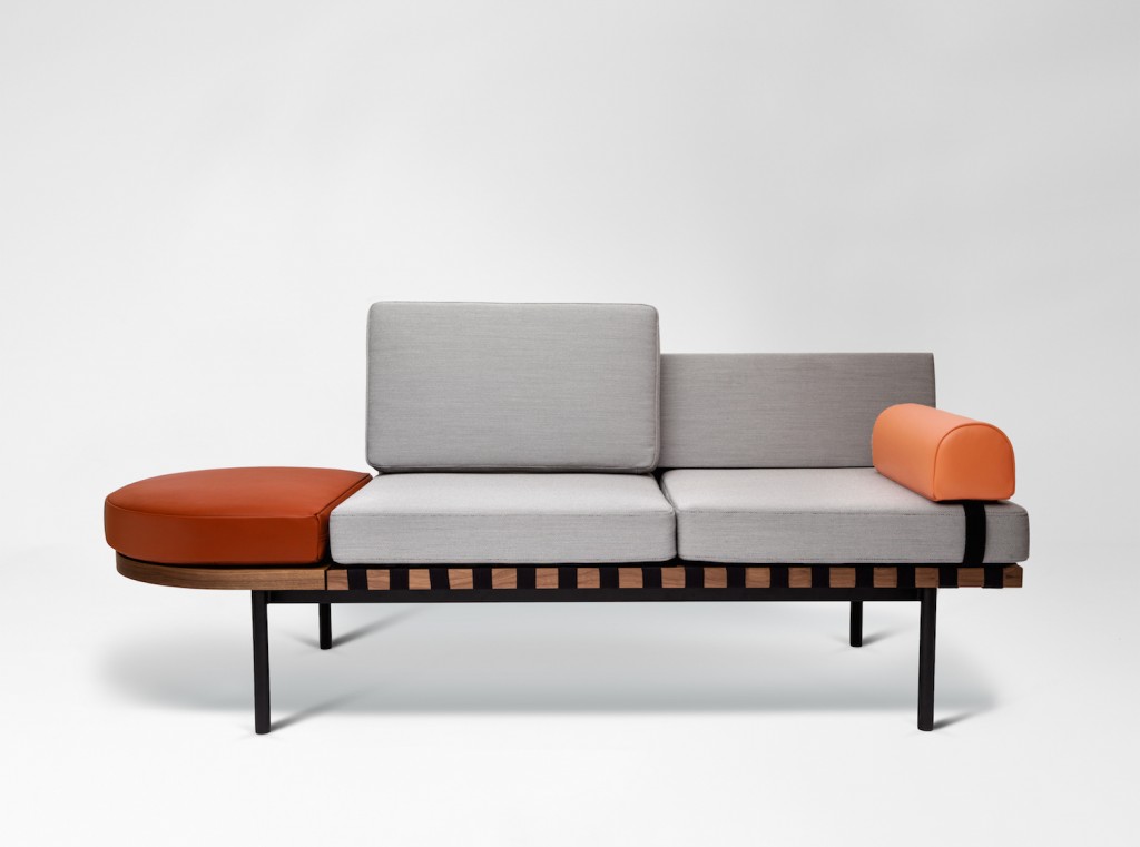 Grid sofa/daybed by POOL for Petite Friture | Flodeau.com #MDW2015