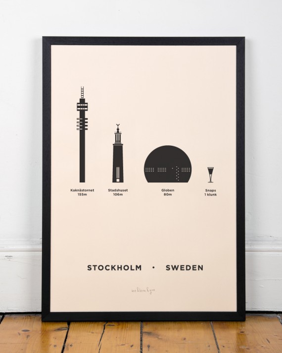 Stockholm City Poster by me&him&you | Flodeau.com