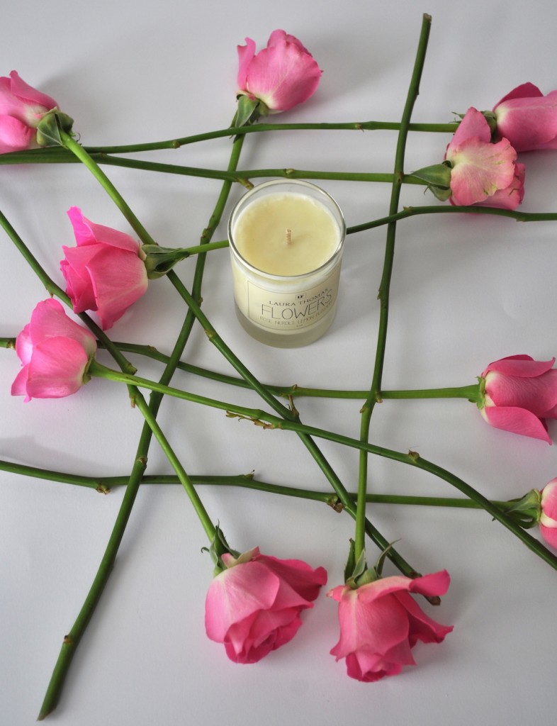 Flowers Soy Wax Candle by Laura Thomas | Flodeau.com